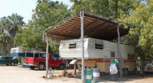 El Litro Small Campground Located in the Todos Santos Todos Santos, Baja California Sur