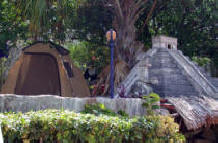 Piramide Inn Resort Great Camping beside a Hotel Piste Chichen Itza, Yucatan