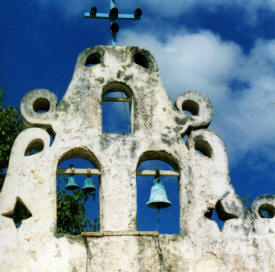 Abondoned church near Edzna Mayan Ruins Campeche Mexico Photography by Bill and Dot Bell