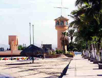 La Paz's famous Malecon. great for a stroll during the day.  Bill Bell Photogaph