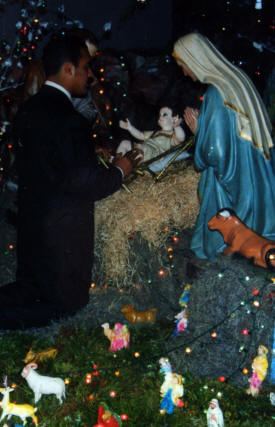 Christmas eve in christmas Eve in the Cathedral San Cristobal de las Casas, Chiapas Mexico Photography by Bill Bell