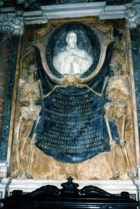 Skeletons in rome More Italy - Rome, Florence, Venice,  Ancient Roman towns ...photography by Bill Bell