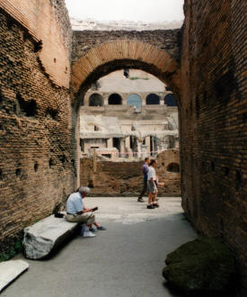 Coliseum Portal in rome To view more photography of Italy - Rome, Florence, Venice,  Ancient Roman towns and much more...photography by Bill Bell