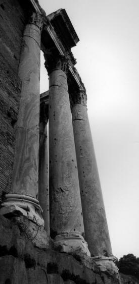 columns still standing from centuries past To view more photography of Italy - Rome, Florence, Venice,  Ancient Roman towns and much more...photography by Bill Bell