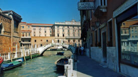 Bridge over one of venices Canals Italy Photography -  Florence, Rome, Venice,  Ancient Roman towns ...photography by Bill Bell