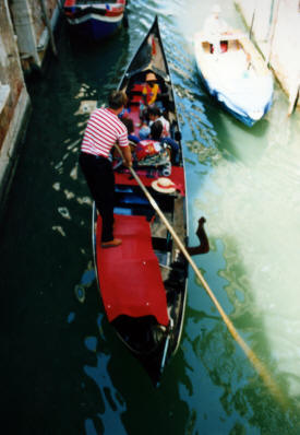 Gondolear More Italy Photography -  Venice, Florence, Rome,  Ancient Roman towns ...photography by Bill Bell